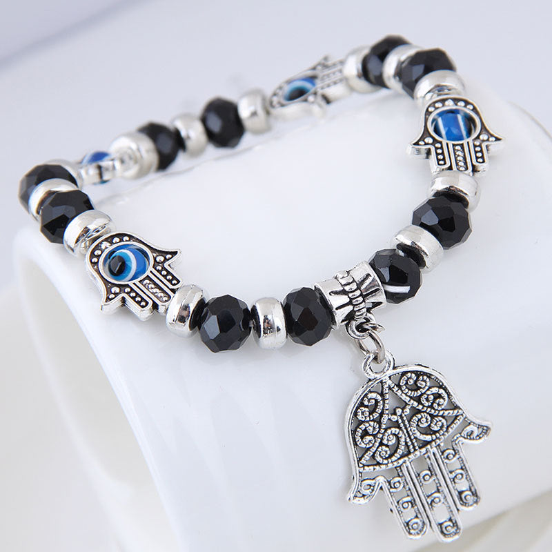 Wholesale Fashion Eye Eye Palm Crystal Bracelet ACC-BT-Weiy019