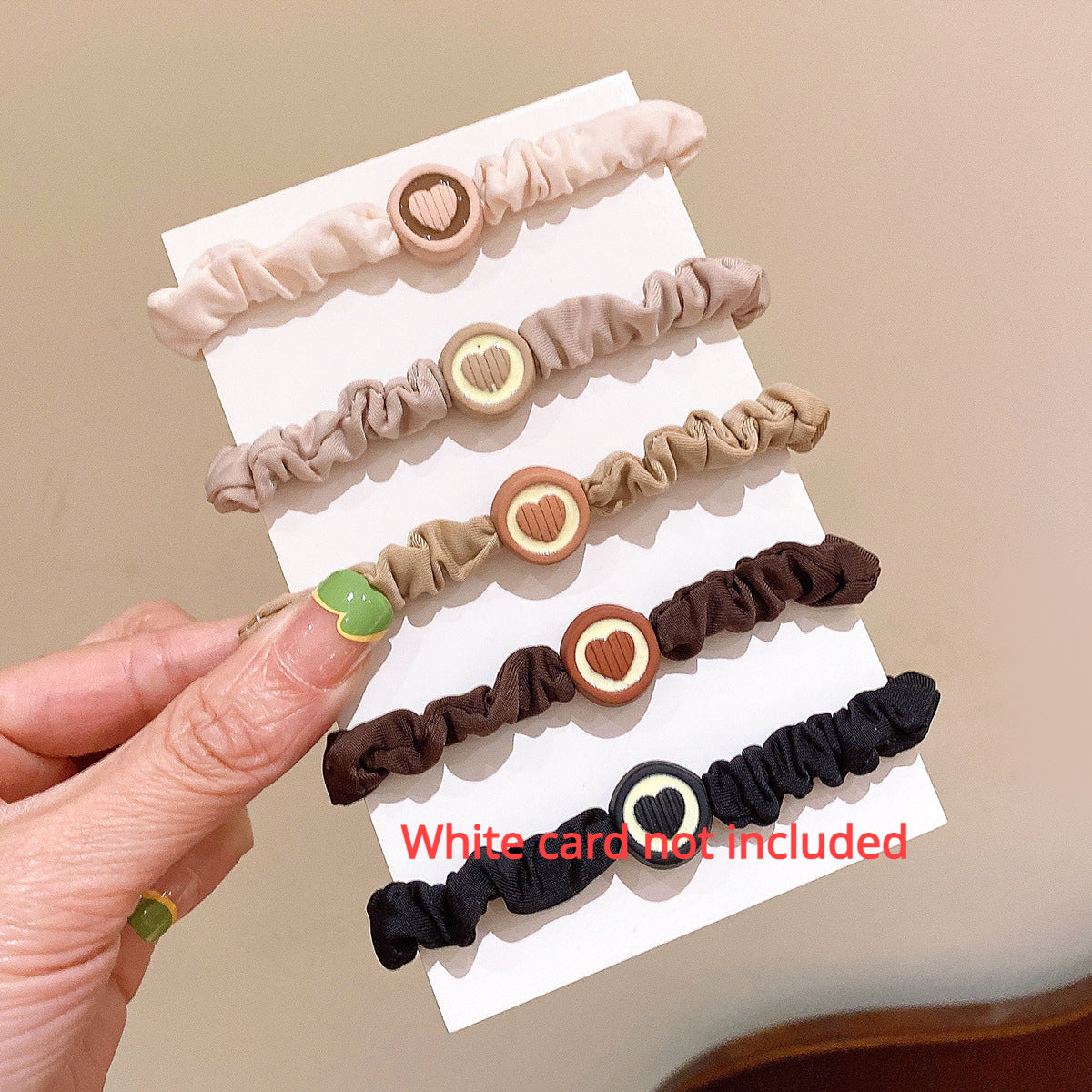 Wholesale 5pcs Braided Headband Hairband Leather Case Hair Scrunchies ACC-HS-Huidi004