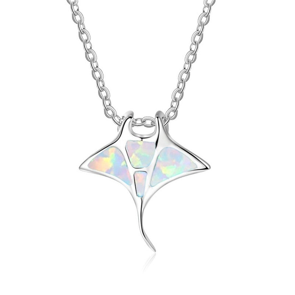Wholesale Aubao Whale Alloy Necklace ACC-NE-YanSheng001
