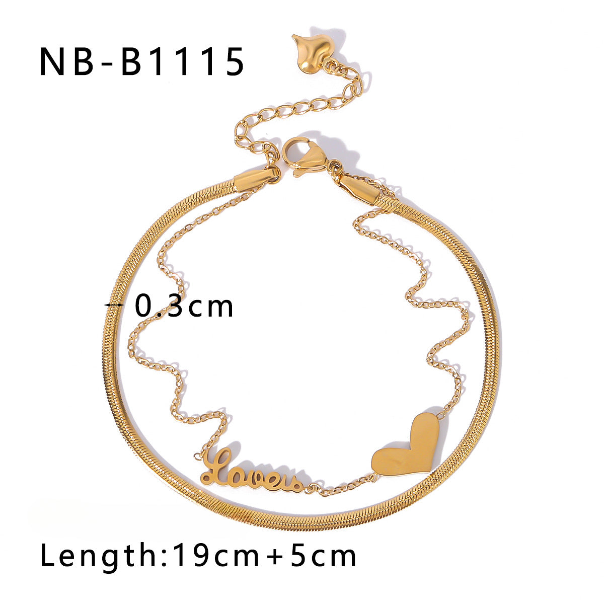 Wholesale Bohemian Butterfly Five-pointed Star Stainless Steel Bracelets ACC-BT-Xiny019