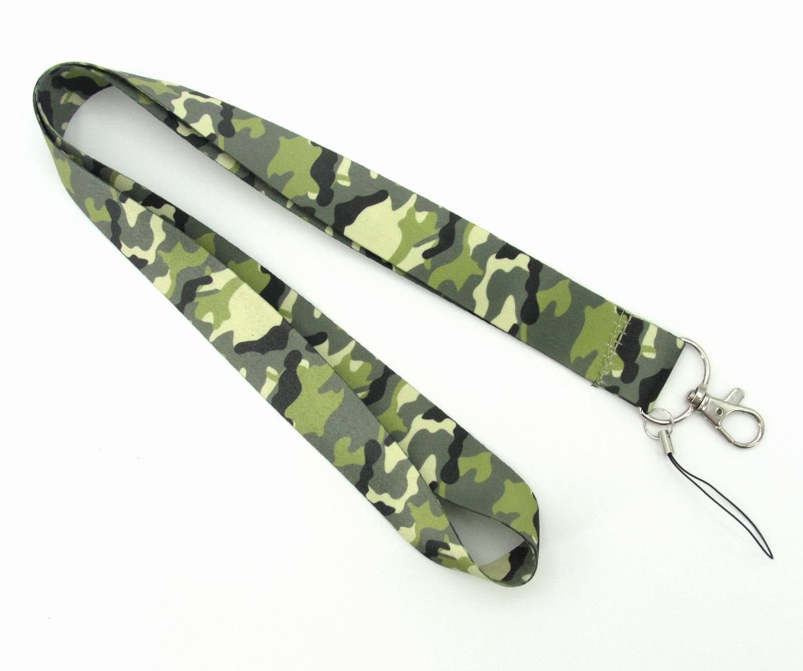 Wholesale 10pcs Camouflage Lanyard Keychain ACC-KC-Zhans009