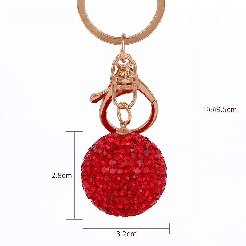 Wholesale Golf Ball Shaped Alloy Keychain ACC-KC-YuanFei020
