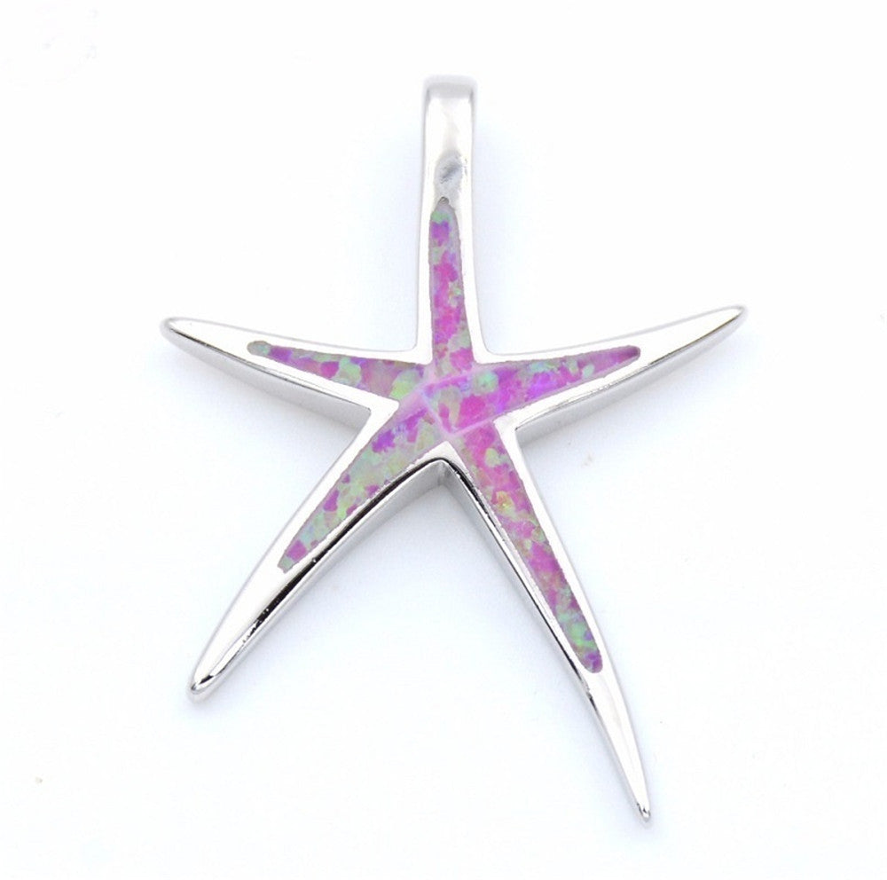 Wholesale Alloy Aubao Starfish Five Pointed Star Necklace ACC-NE-YanSheng003
