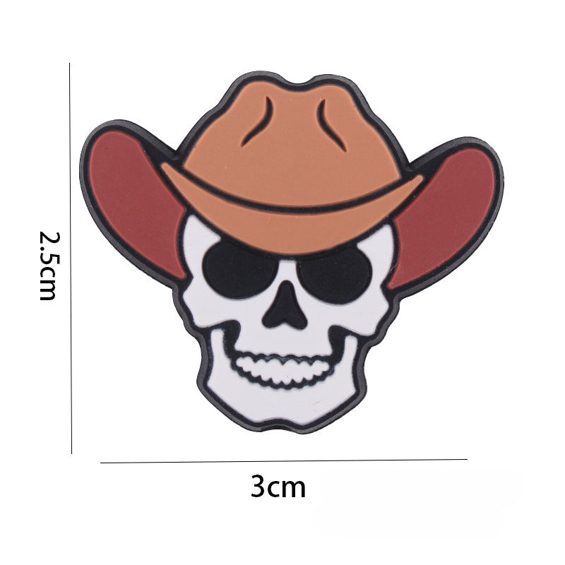 Wholesale 5pcs Straw Hat Skeleton Silicone Beads Focal Beads DIY Bead Accessories ACC-BDS-GuangTian047