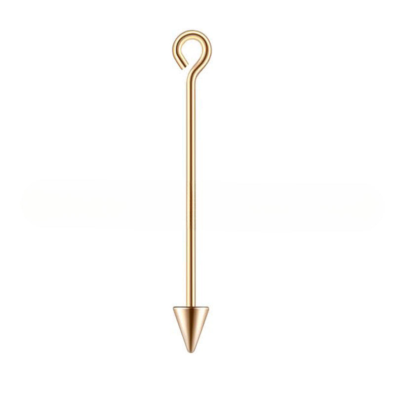 Wholesale DIY Beadable Bar Links Metal Cone Beadable Pendant Necklace Pendant Keychains ACC-KC-JiaYing002