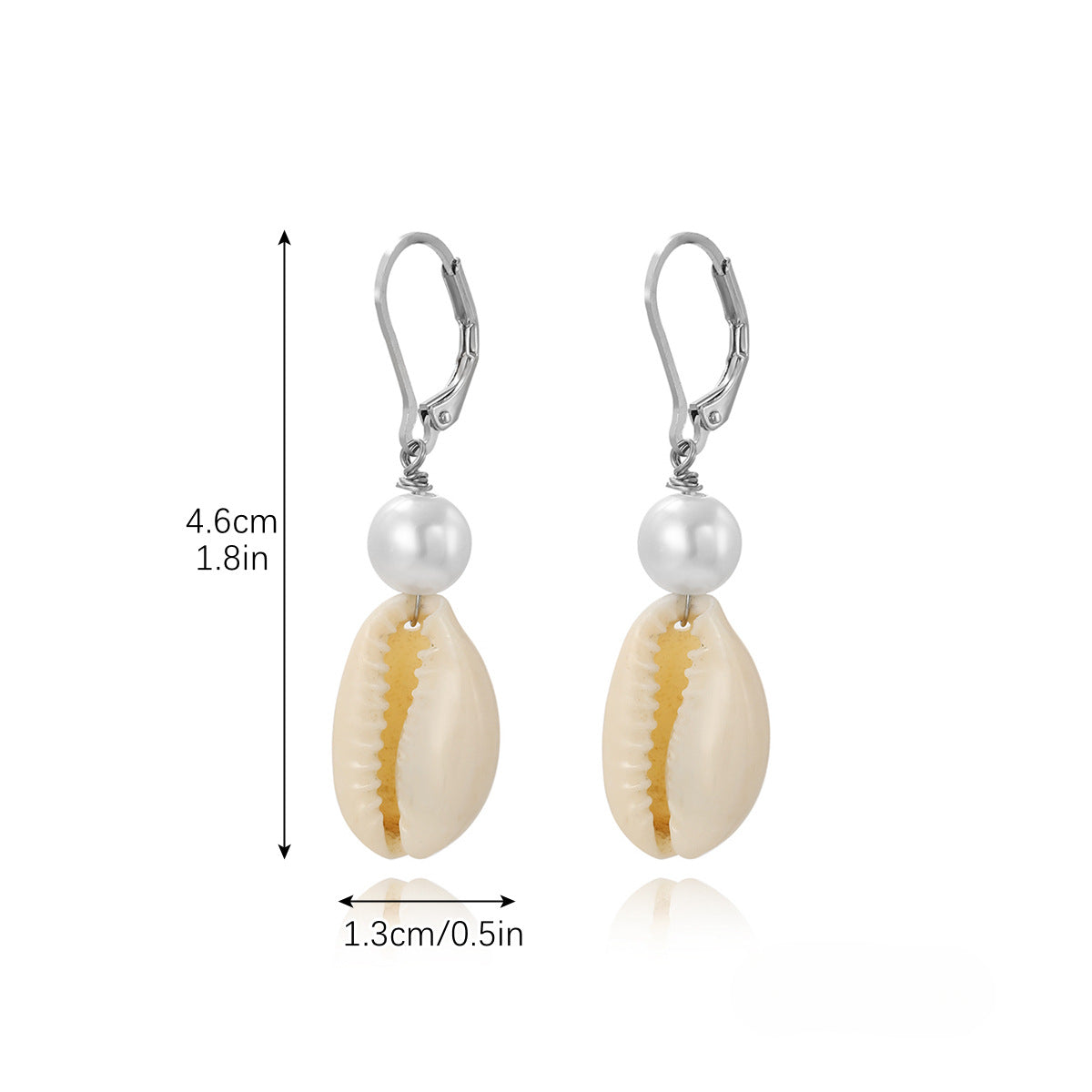 Wholesale Ocean Style Earrings Natural Stone Earrings Set Pearl Shell Earrings ACC-ES-ManYi003