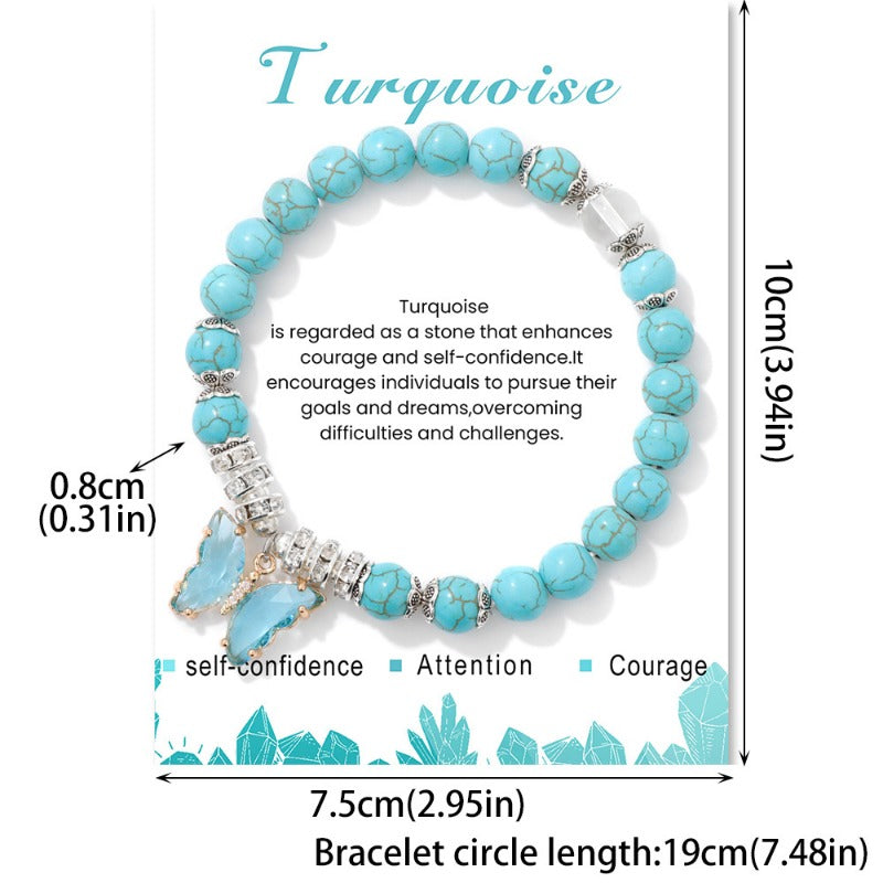 Wholesale Amethyst Butterfly Bracelet ACC-BT-YinYi006