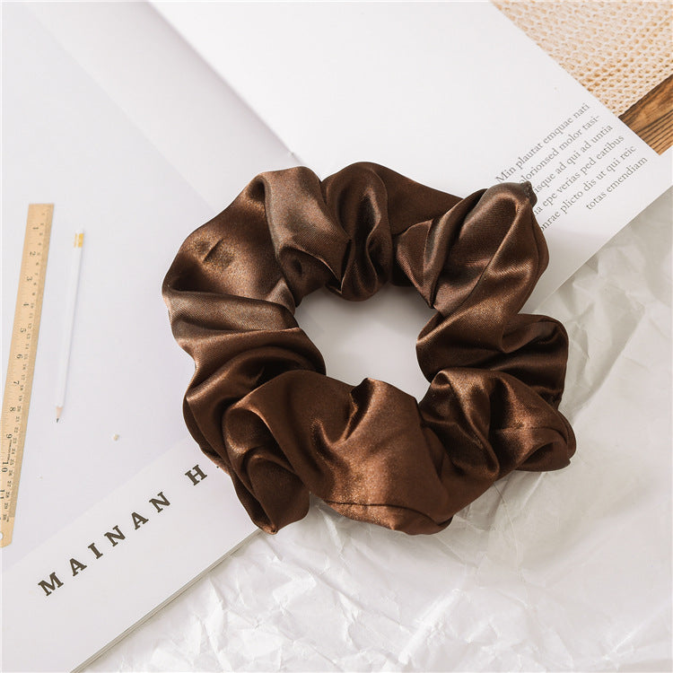 Wholesale 12pcs Satin Fabric Hair Bands Hair Scrunchies ACC-HS-SanTai012