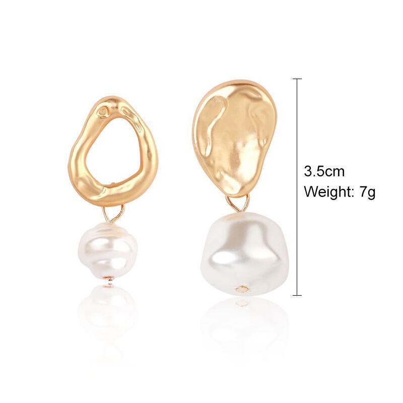 Wholesale Long Irregular Baroque Pearl Earrings ACC-ES-ManYi016