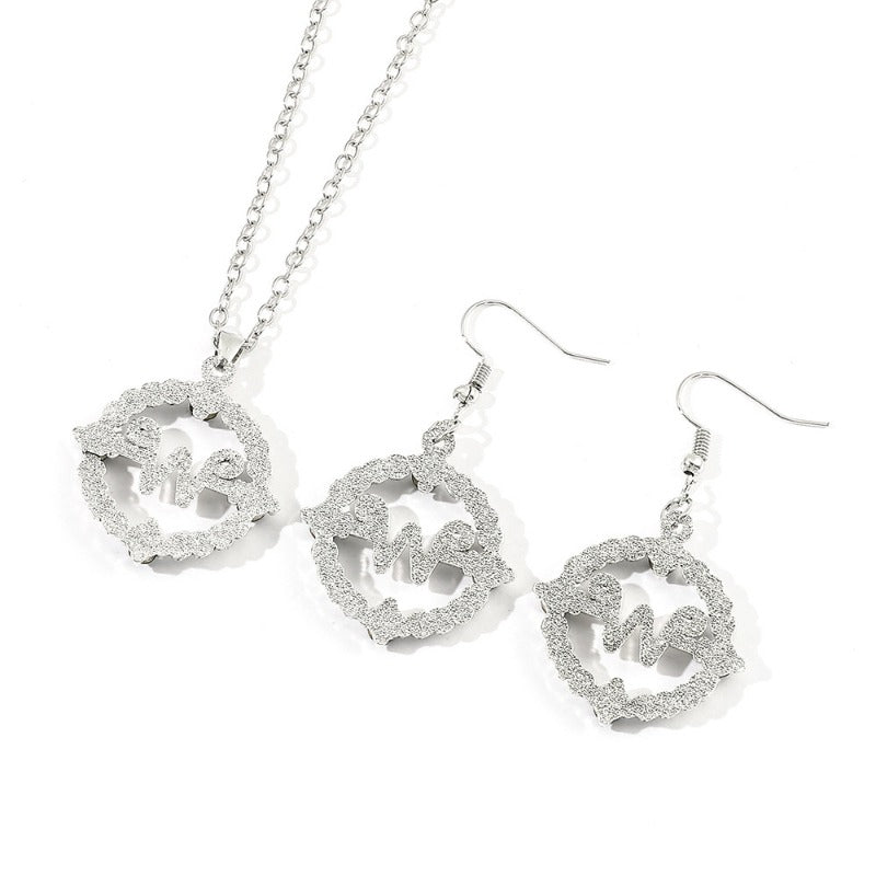 Wholesale Metal Wednesday Horror Necklaces Earrings ACC-NE-Zhuox004