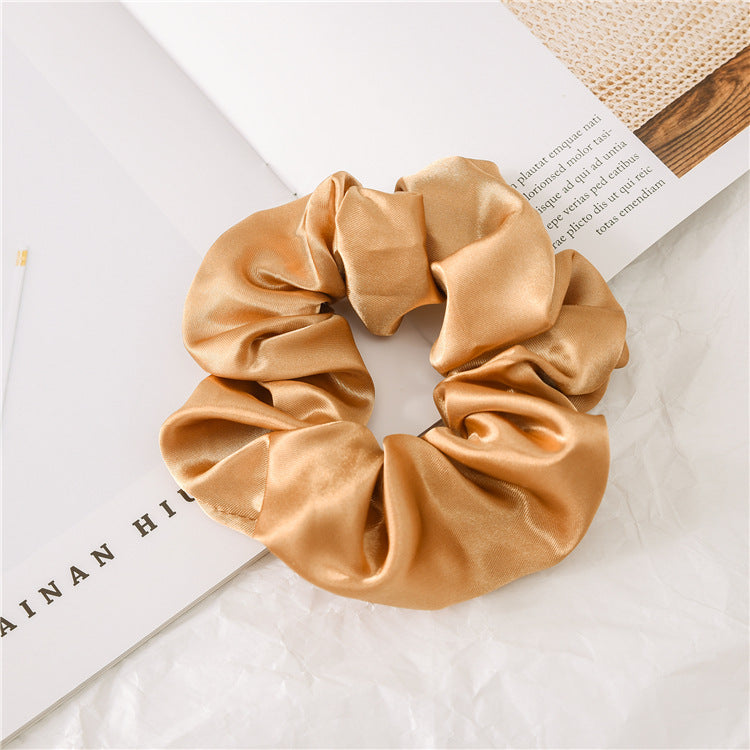 Wholesale 12pcs Satin Fabric Hair Bands Hair Scrunchies ACC-HS-SanTai012