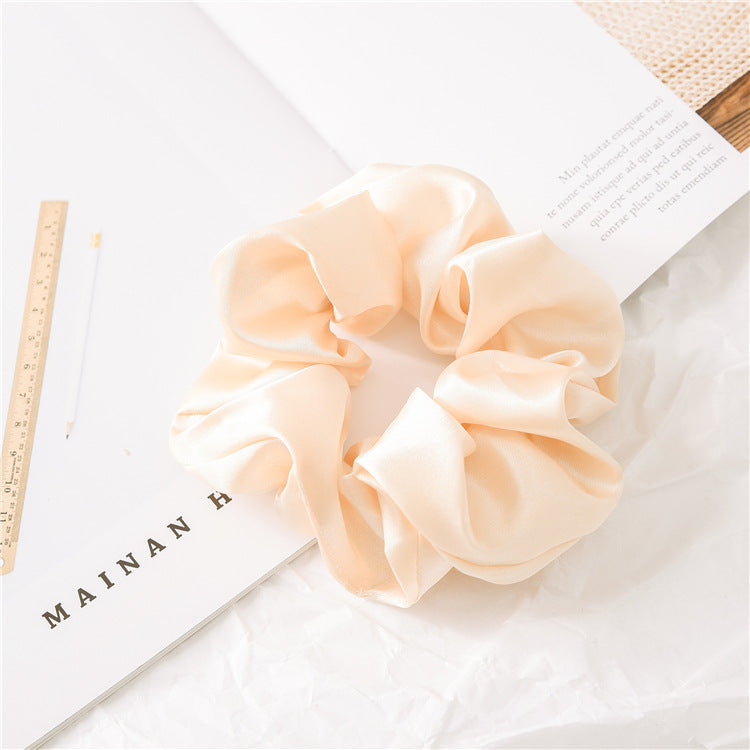 Wholesale 12pcs Satin Fabric Hair Bands Hair Scrunchies ACC-HS-SanTai012