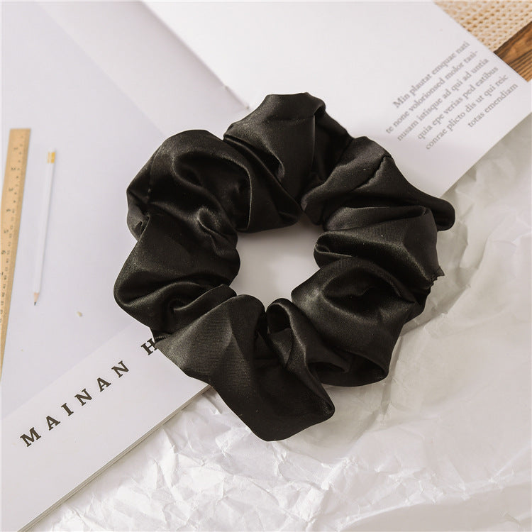 Wholesale 12pcs Satin Fabric Hair Bands Hair Scrunchies ACC-HS-SanTai012