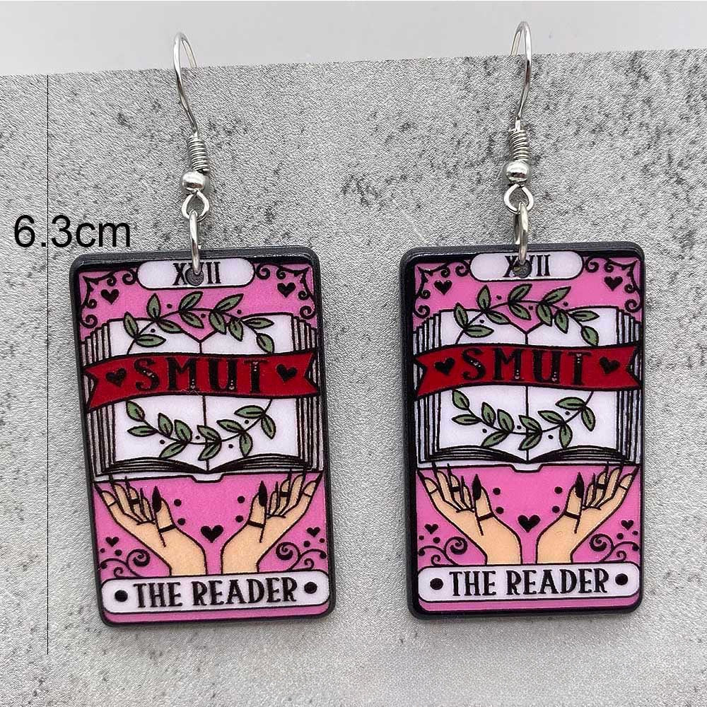 Wholesale Halloween Acrylic Skull Cat Bat Earrings ACC-ES-ChenY033