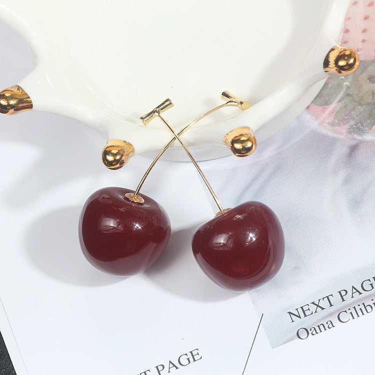 Wholesale Cute Cherry Earrings ACC-ES-MDD083