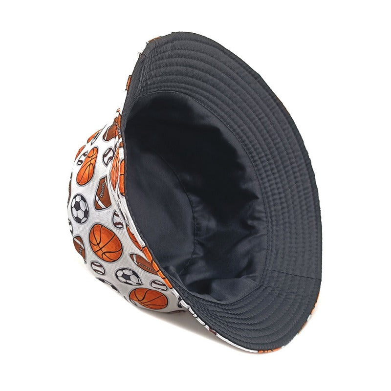 Wholesale Football Basketball Pattern Print Bucket Hat ACC-HT-ShunMa012