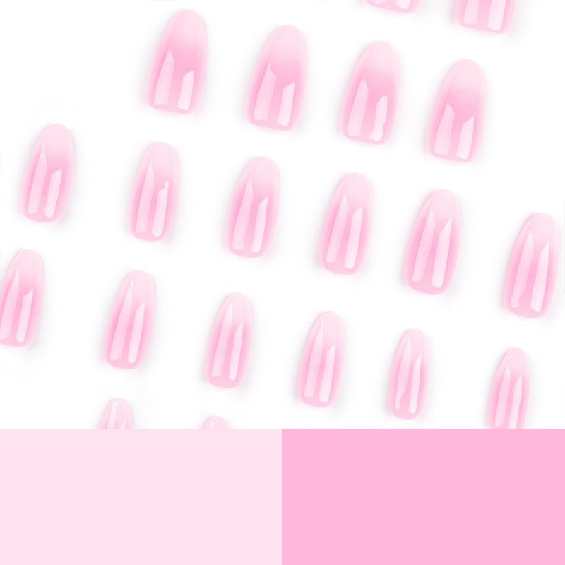 Wholesale 24 Pieces/box Gradient Pink Nails Kits Nail Stickers ACC-NS-LeFan228