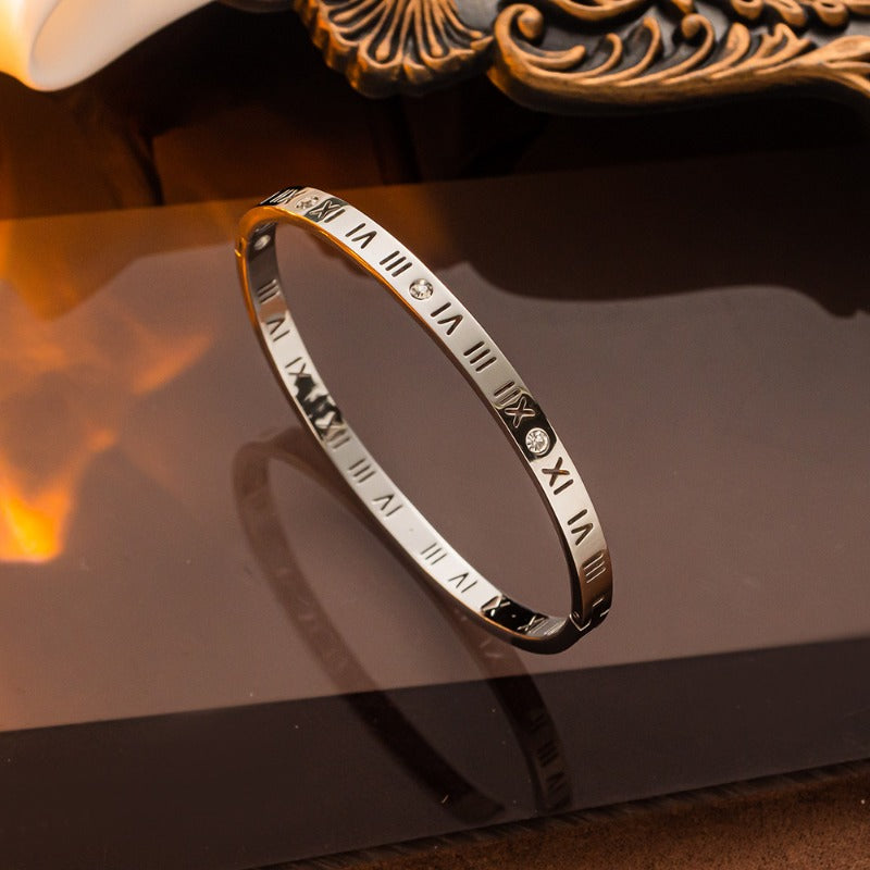 Wholesale Titanium Steel Number Bracelet ACC-BT-NaBao004