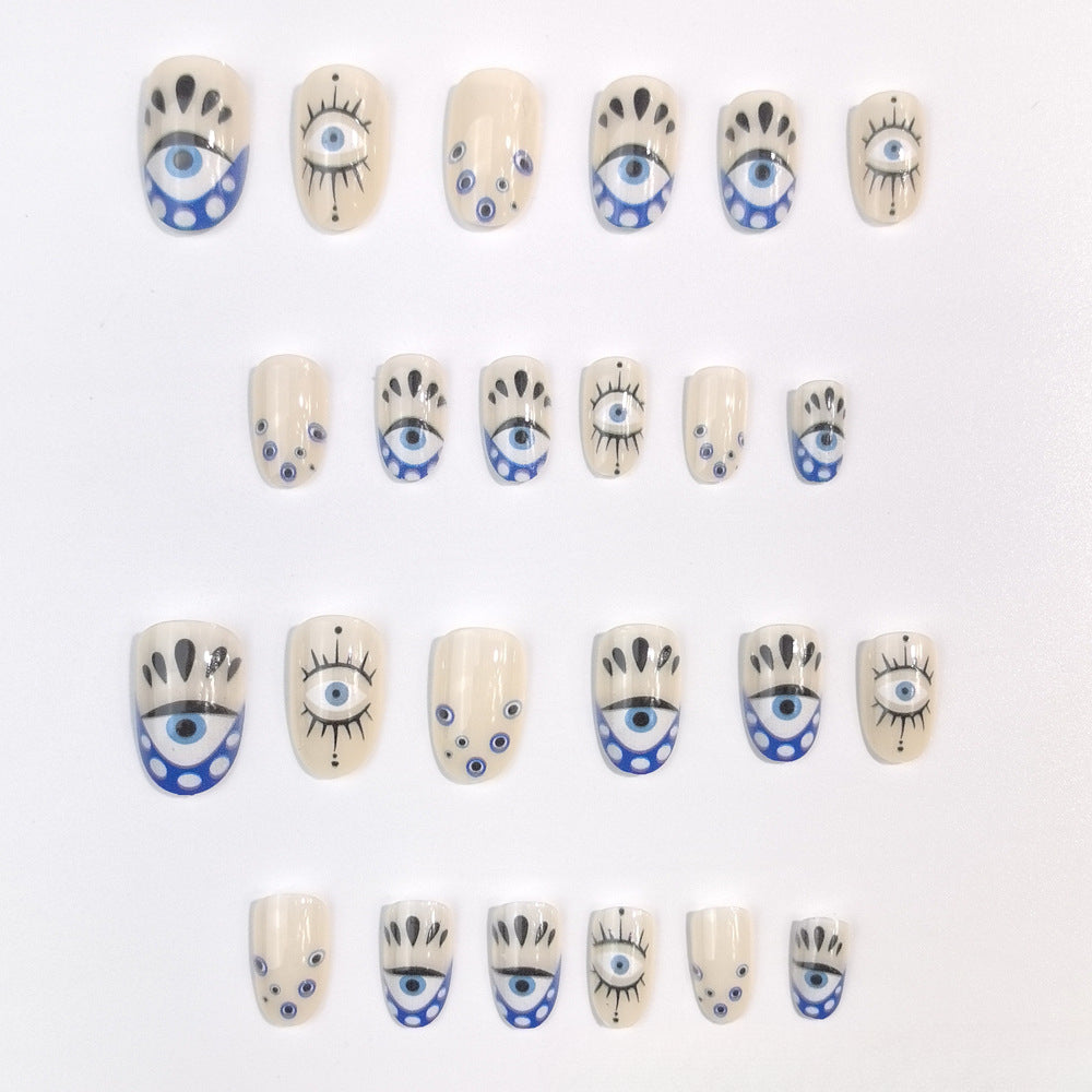 Wholesale 24 Pieces/box Press-on Nails Kits Nail Stickers ACC-NS-XingNai002