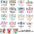 Wholesale 128pcs Cartoon Cute Doll Series UV DTF Wraps Rub on Transfer Stickers Different Style for Mini Tumbler Cup Keychains Accessories DIY Gift Cup Sticker Gift ACC-UDW-OSM010
