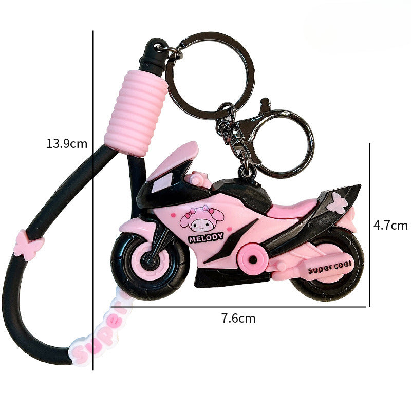 Wholesale Cartoon Motorcycle Keychains Creative Keychain ACCVIP-KC-SJ002