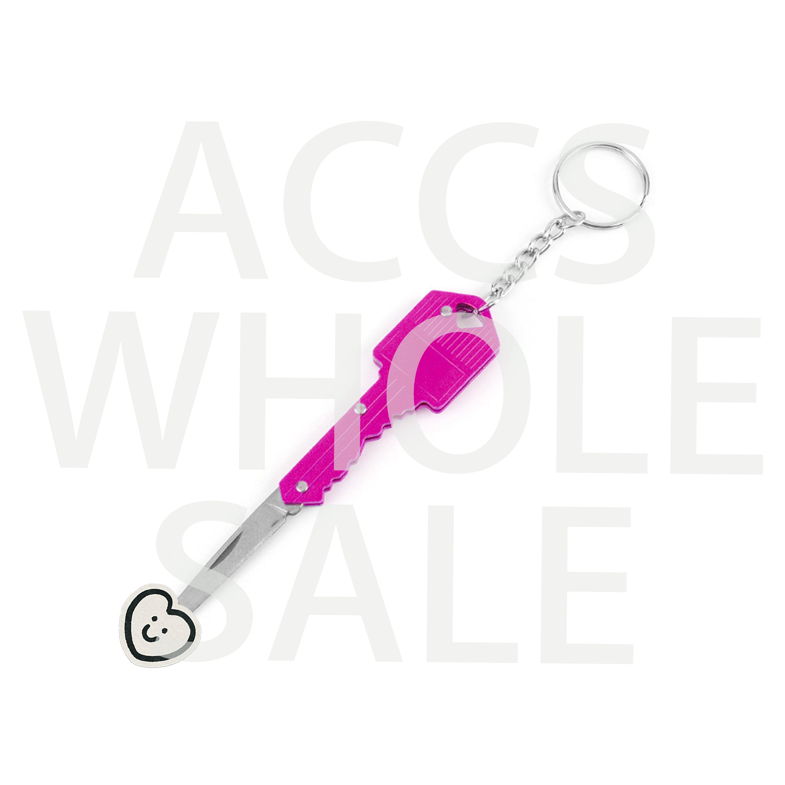 Wholesale Colorful Mini Folding Express Unpacking Tool Multifunctional Keychain