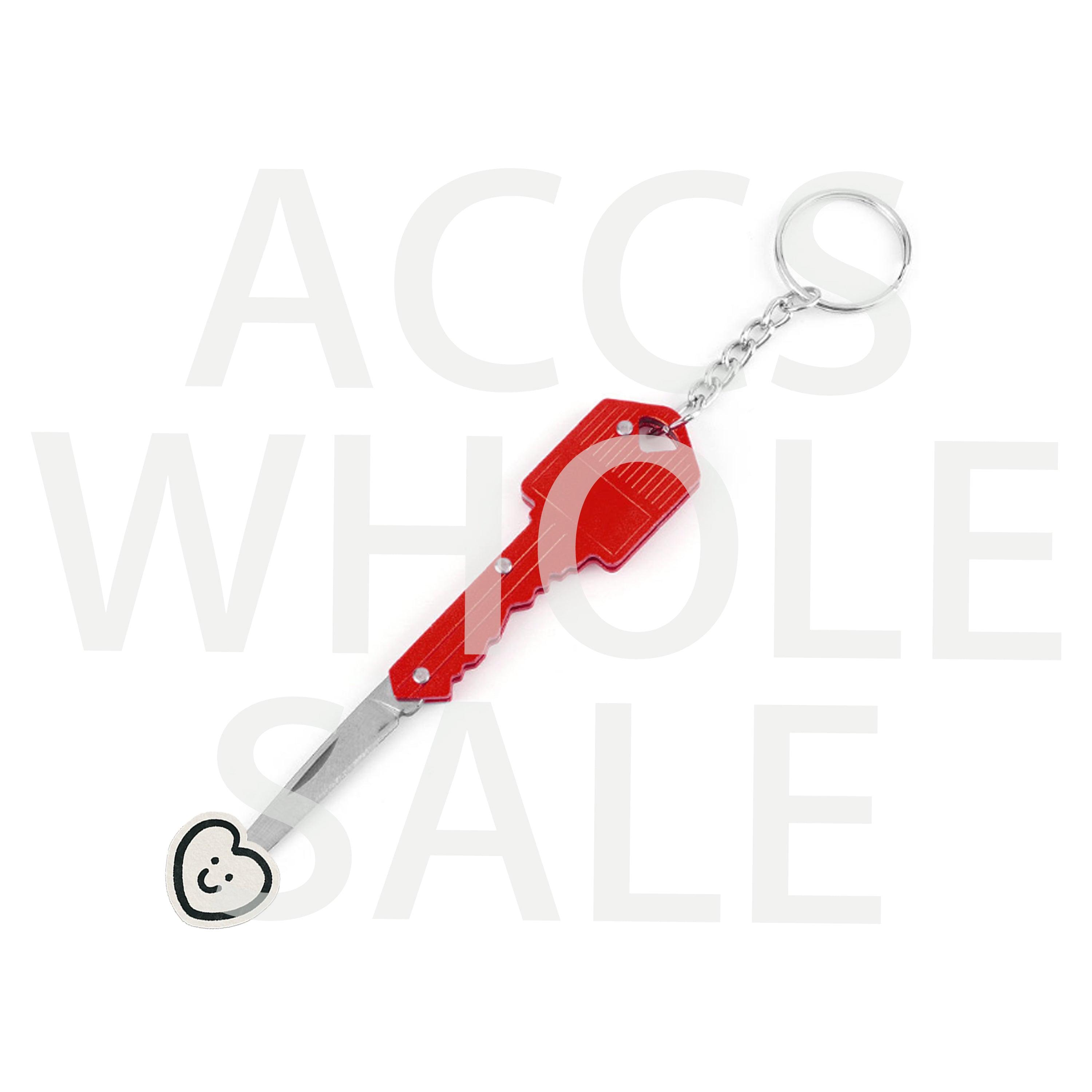 Wholesale Colorful Mini Folding Express Unpacking Tool Multifunctional Keychain