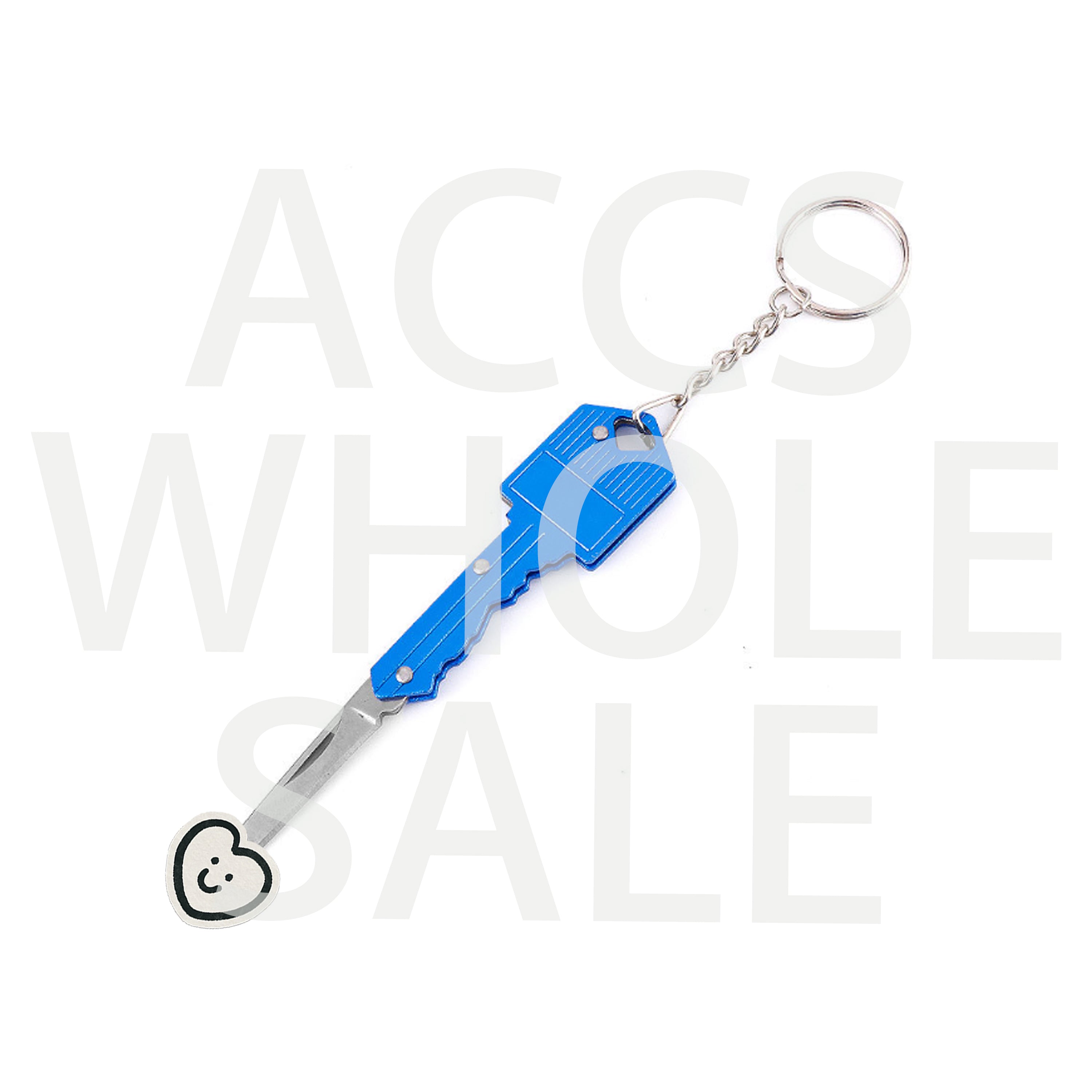 Wholesale Colorful Mini Folding Express Unpacking Tool Multifunctional Keychain