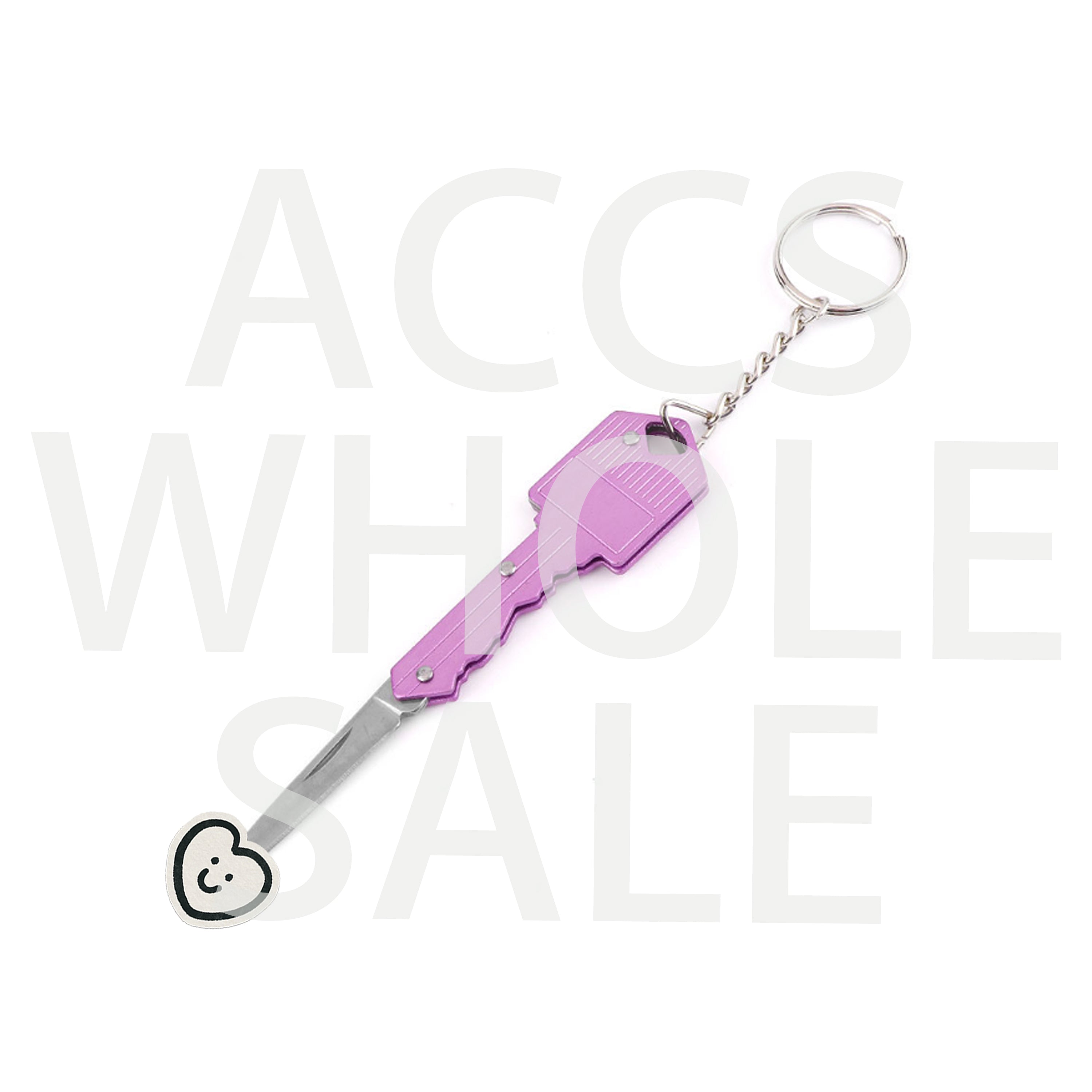 Wholesale Colorful Mini Folding Express Unpacking Tool Multifunctional Keychain