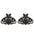 Wholesale 2 pairs/pack  Halloween Gothic Style Dark Moth Crow Black Cat Moon Wooden Skull Mushroom Earrings