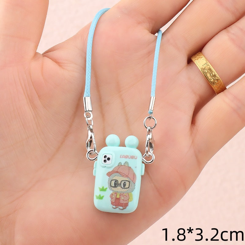 Wholesale Cute cartoon mini phone case doll accessories