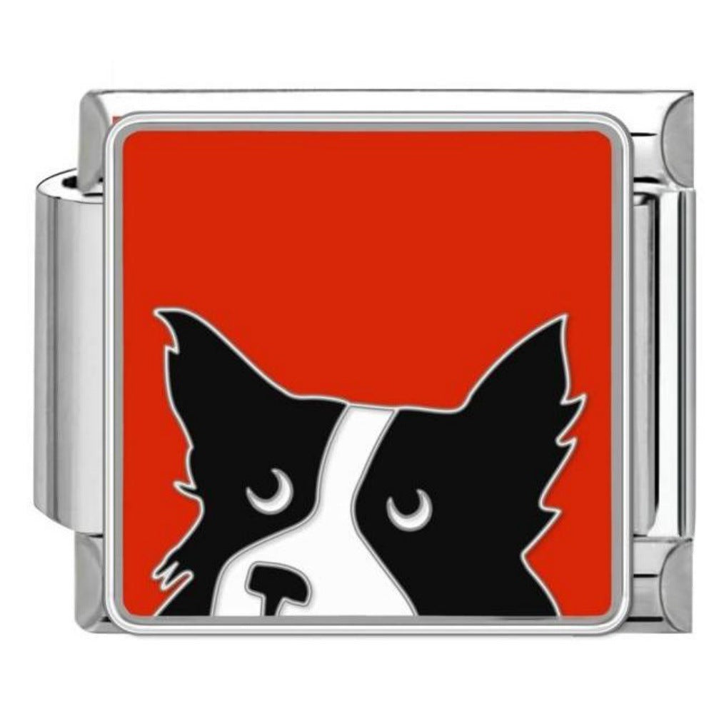 Wholesale Titanium Steel DIY Italian Charm Bracelet With Pet Pattern Original Design Jewelry Accessory For Boutique Resale