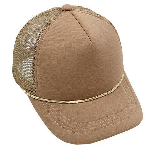 Wholesale DIY Blank Solid Color Trucker Cap  Baseball Cap