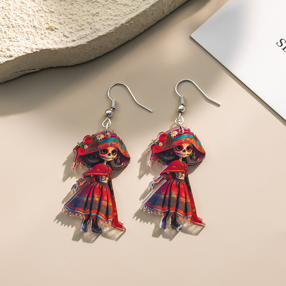 Wholesale Gothic Punk Acrylic  Earrings