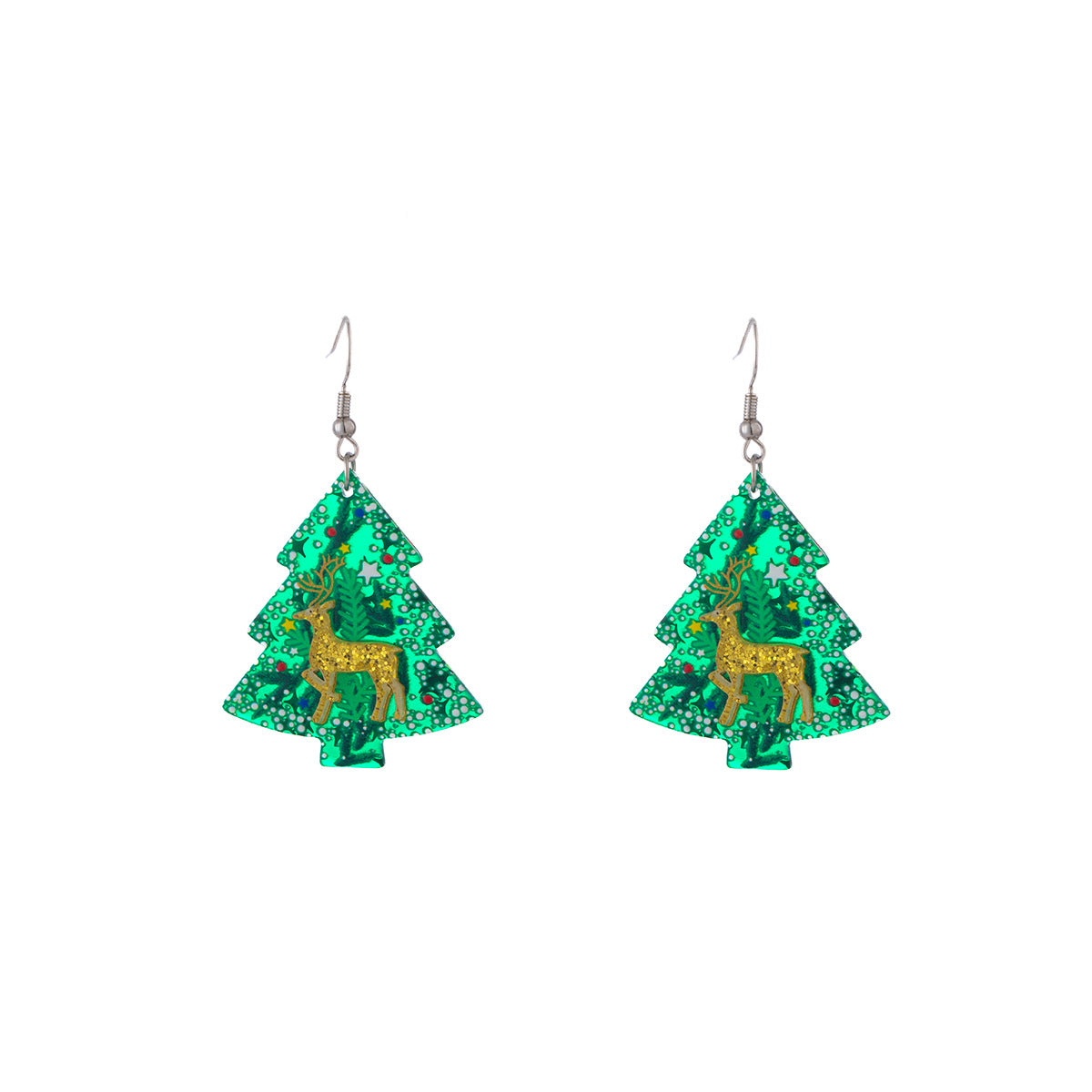Wholesale Christmas and New Year acrylic earrings