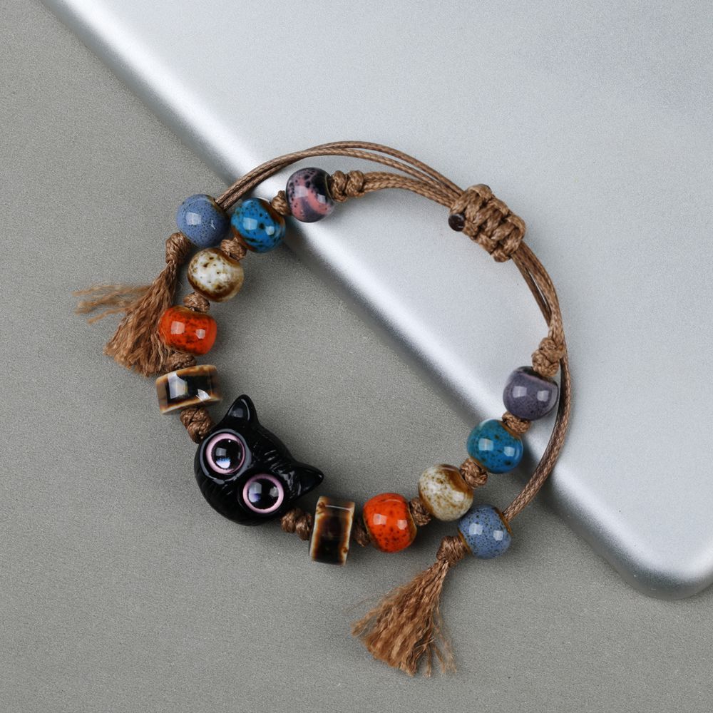 Wholesale Ceramic Bone Porcelain Bead Bracelet ACC-BT-YXH005