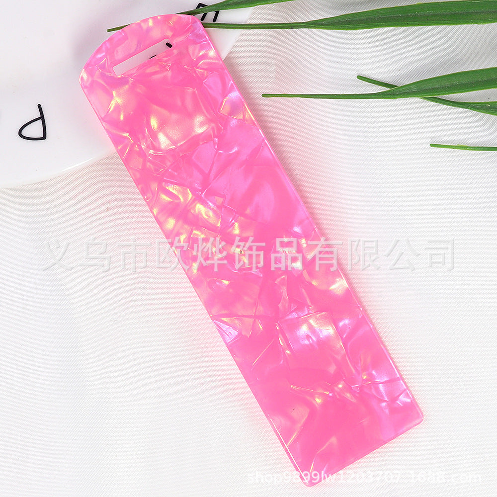 Wholesale 10PCS DIY Textured Acrylic Bookmarks