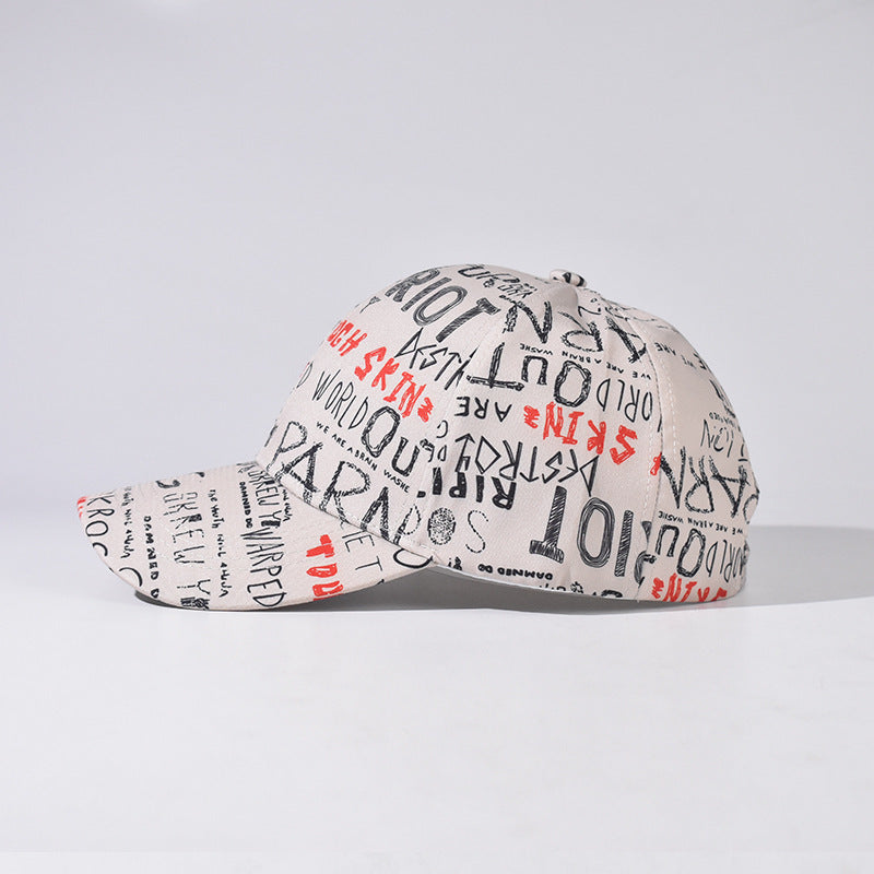 Wholesale Chinese Style Graffiti Baseball Cap Unisex Adjustable Summer Sun Protection For Resale