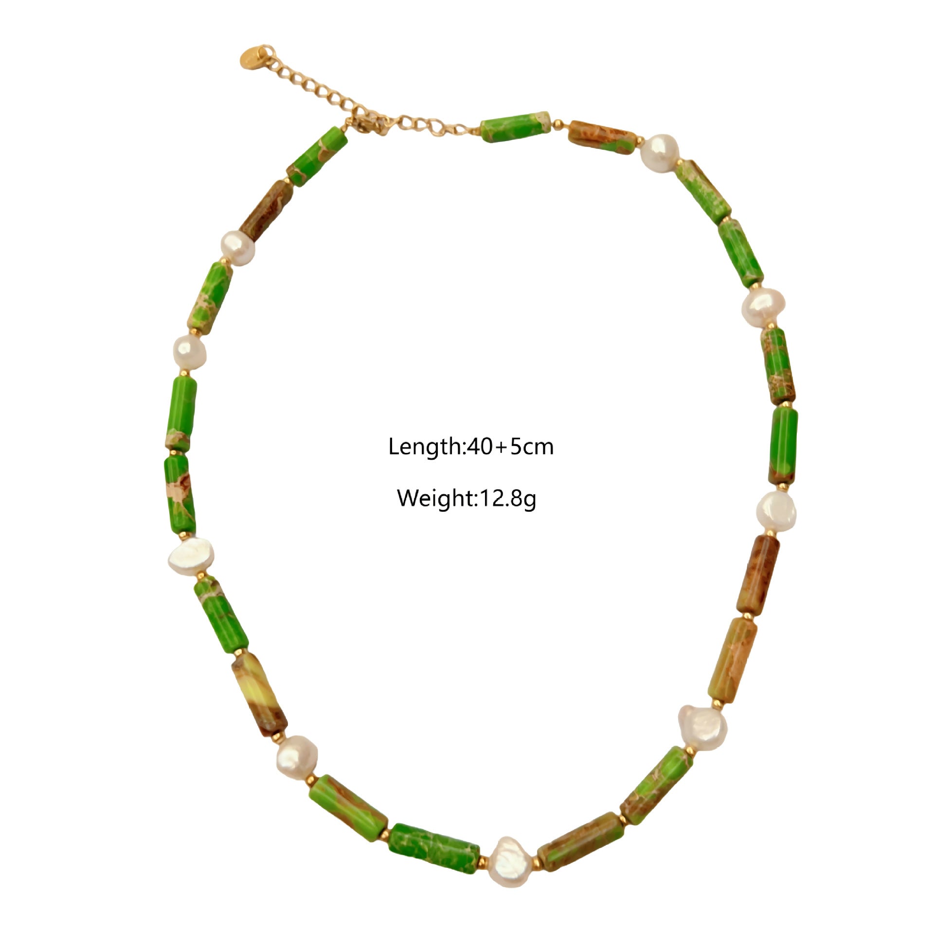 Wholesale Stainless steel Devil's Eye Natural Stone Bamboo Bead Necklace