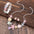 Wholesale  colorful starfish necklace earrings bracelet suit