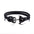 Wholesale  double strand anchor bracelet domineering sailing black bracelet