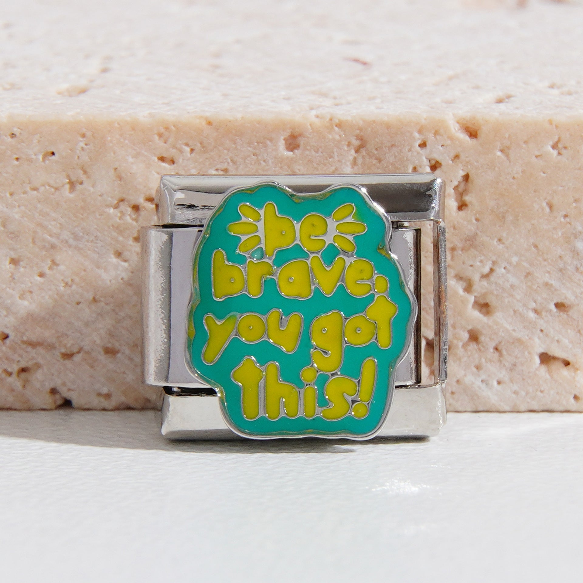 Wholesale Italian Charm Bracelet 9mm DIY Splicing All-match English Stainless Steel Composable Bracelet