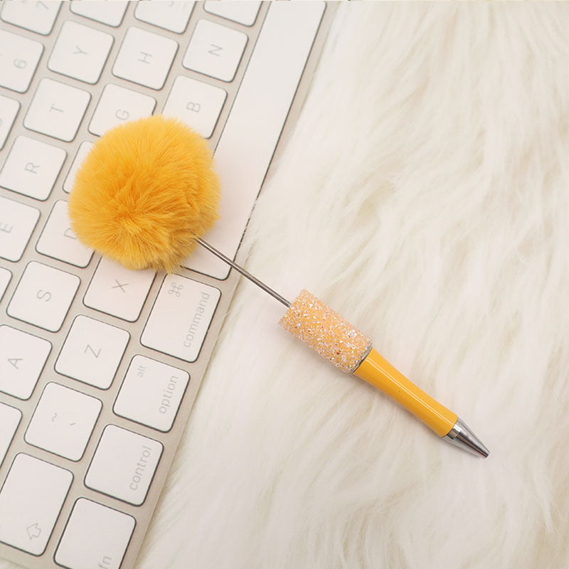 Wholesale Beadable Pens Sugar Gypsophila Hair Ball DIY Beaded Pen ACC-PN-CY004