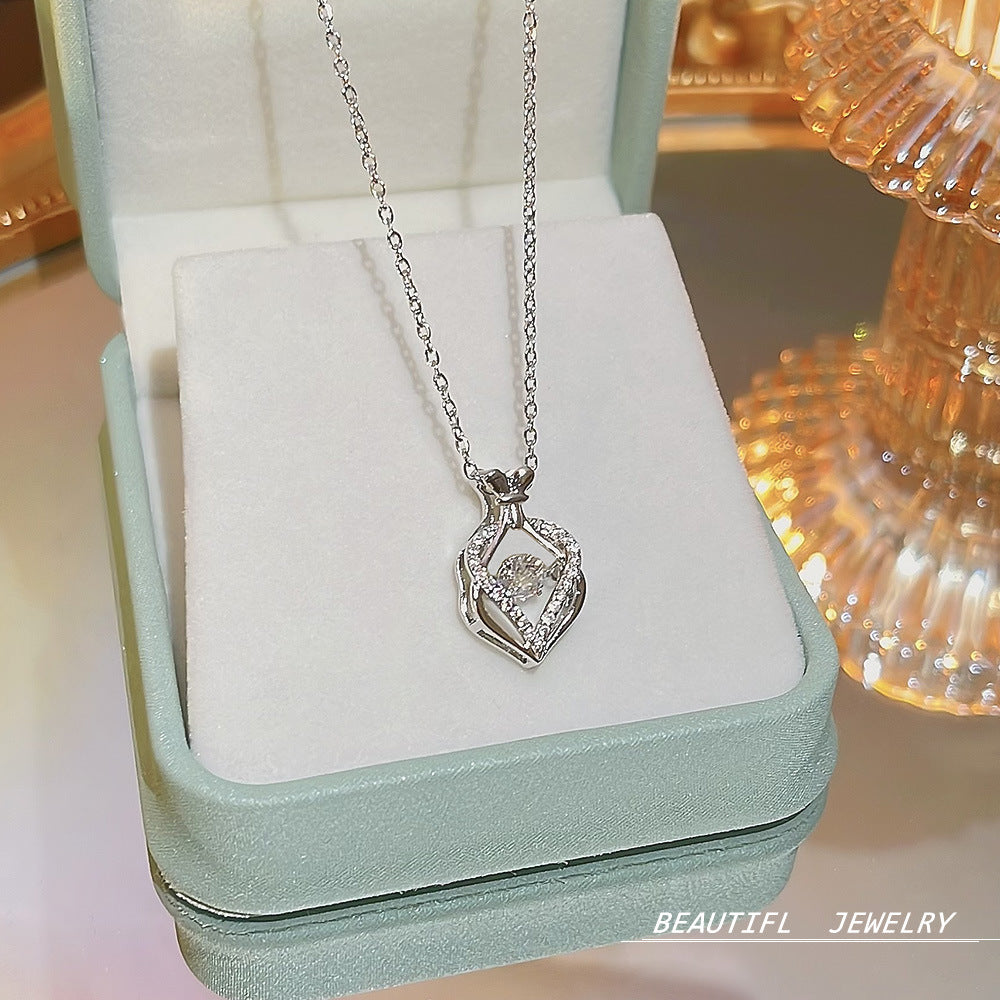 Wholesale Titanium Steel Clavicle Chain Choker Necklace ACC-NE-Xiyue004