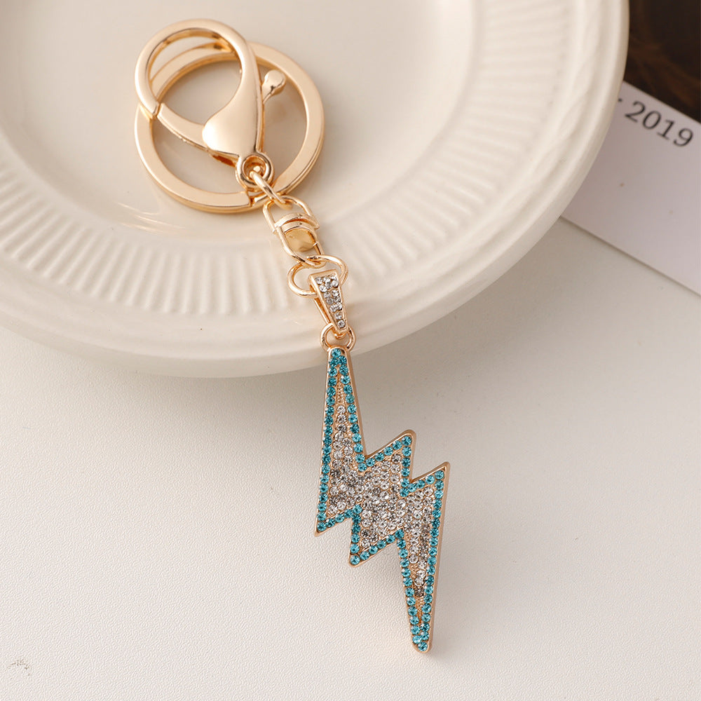 Wholesale Diamond Alloy Hip Hop Lightning Keychains ACC-KC-ChenHui009