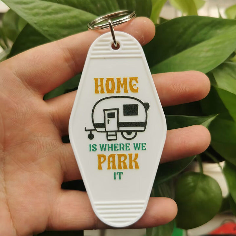 Wholesale Motel Camping Gift RV Keychain ACC-KC-MeiXin009