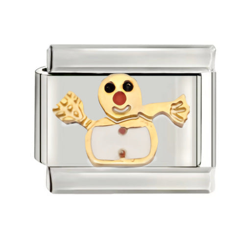 Wholesale 9mm Italian Charm Starter Bracelets DIY square Single Section Creative Stainless Steel Composable Bracelet