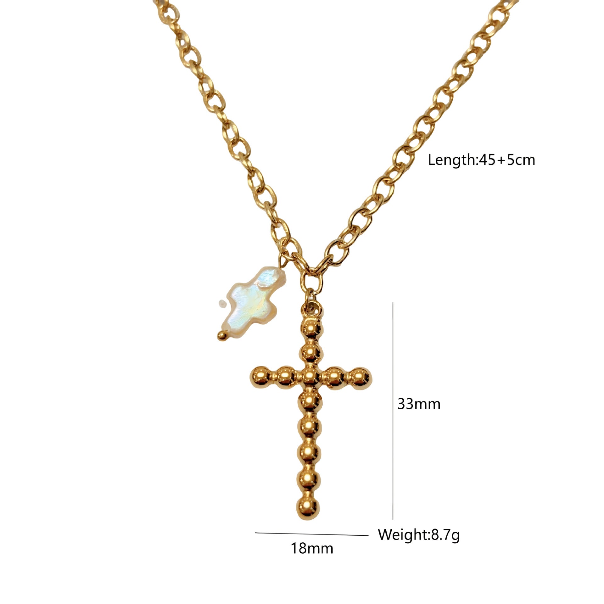 Wholesale Stainless Steel  Colorful Natural Stone Natural Citrine Beaded Necklace