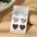 Wholesale Leopard Print Acrylic Heart Earrings