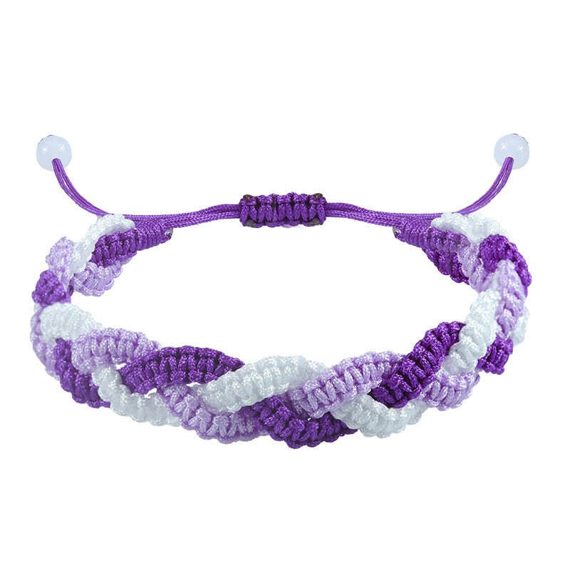 Wholesale Bohemian Braided Bracelet Macaron Splicing Color Multi-layer Bracelet ACC-BT-YiYe010